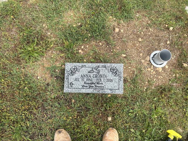 Flat & bevel marker made by Tri-State Monument Company